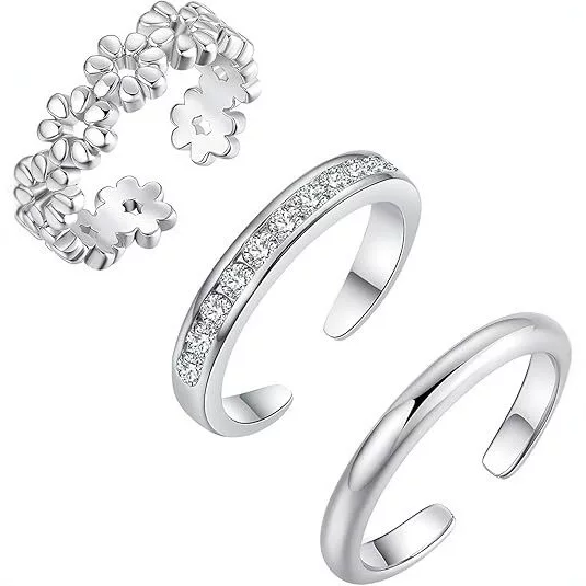 Cross-border hot summer beach foot ring tail ring toe ring personality hollow love sexy foot joint ring wholesale