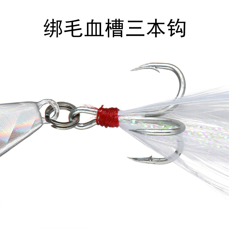 5 Colors Metal Jigging Fishing Lures Deep Diving Spoon Daits Dass Trout Fresh Water Fishing Lure