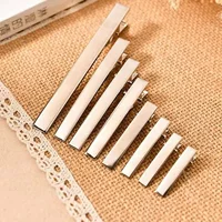 DIY аксессуары для волос материал шпилька головной убор квадратный зажим Утконос зажим 32/42/56/78/100 мм