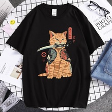 Catana Comics Cute Tee Shirts Men Harajuku Loose T-Shirt Sum