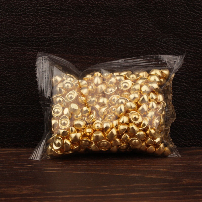 Embalaje en bolsa lingote de plástico 1cm lingote pequeño lingote de oro lingote de la suerte mini marco de fotos de lingotes especial al por mayor