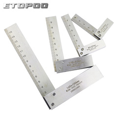 Wide Seat Right Angle Ruler High-Precision Stainless Steel Right Angle Ruler Woodworking L-square 90-degree Laser Scale