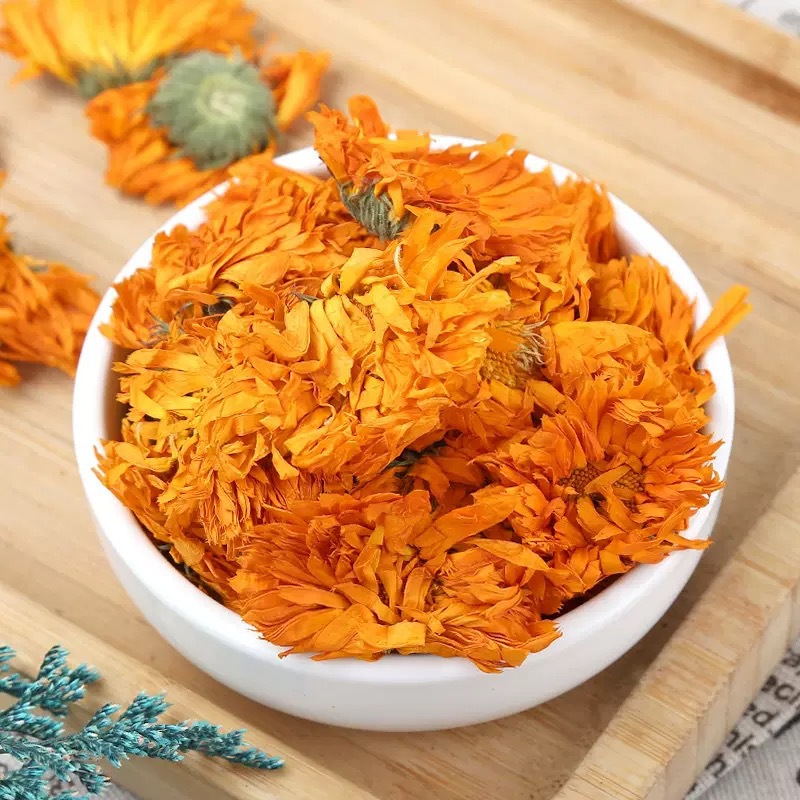 Calendula Flower Tea Jin Zhan Ju 500g Dried Herbal Flowers for Cold Brew and Infusions key features