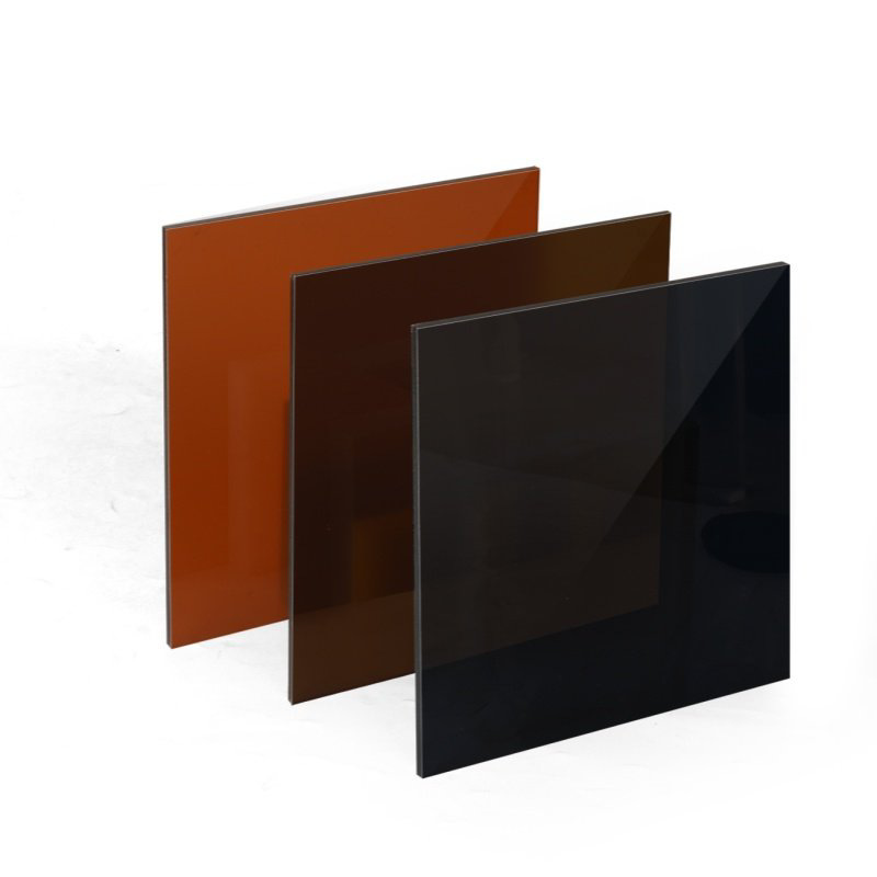 工厂批发茶色亚克力板黑茶透黄茶透红茶透灰透黑透有机玻璃板加工