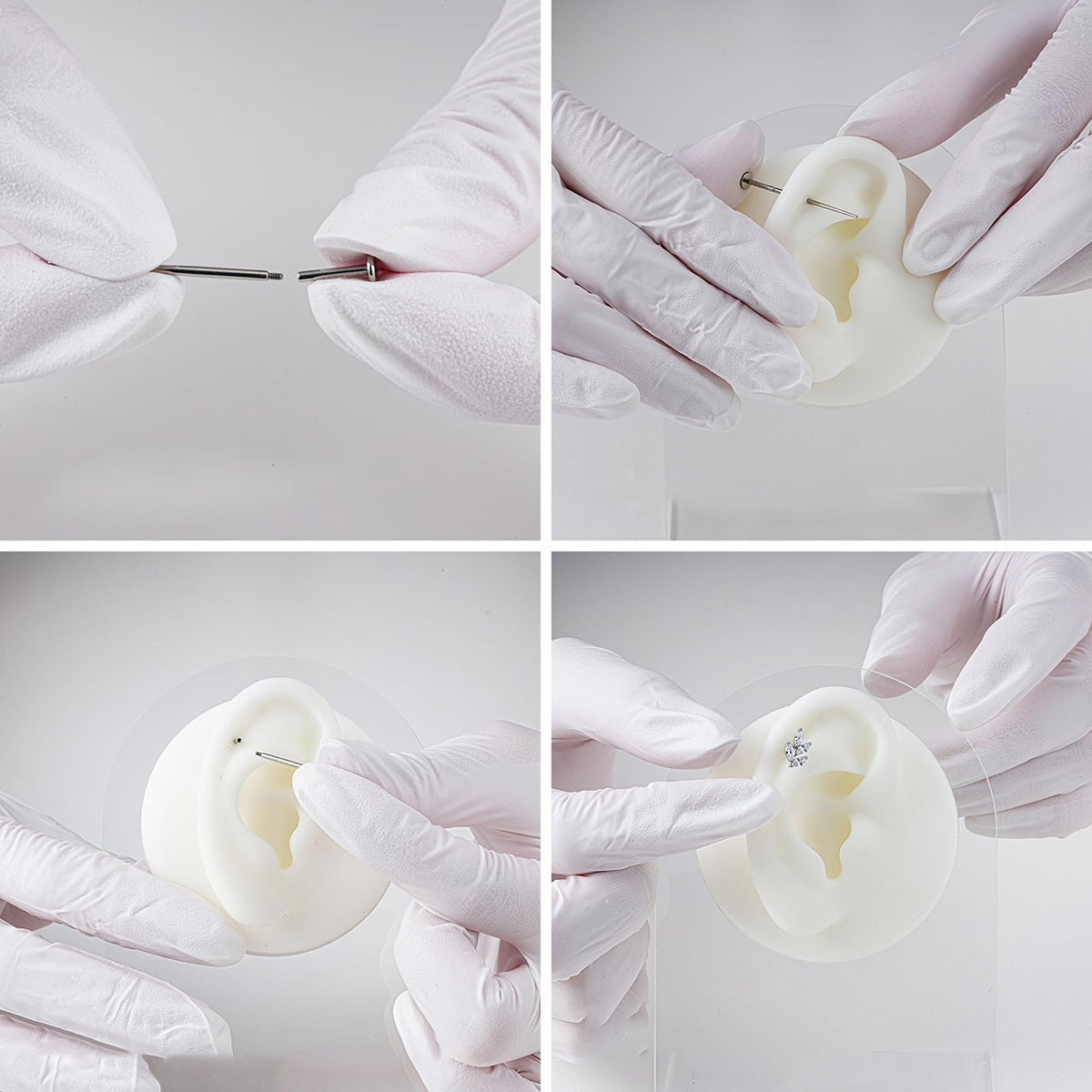 Einweg-Führungsstab aus Edelstahl mit Nadelgewinde für Lippen- und Bauchnabelpiercings_voghion.com