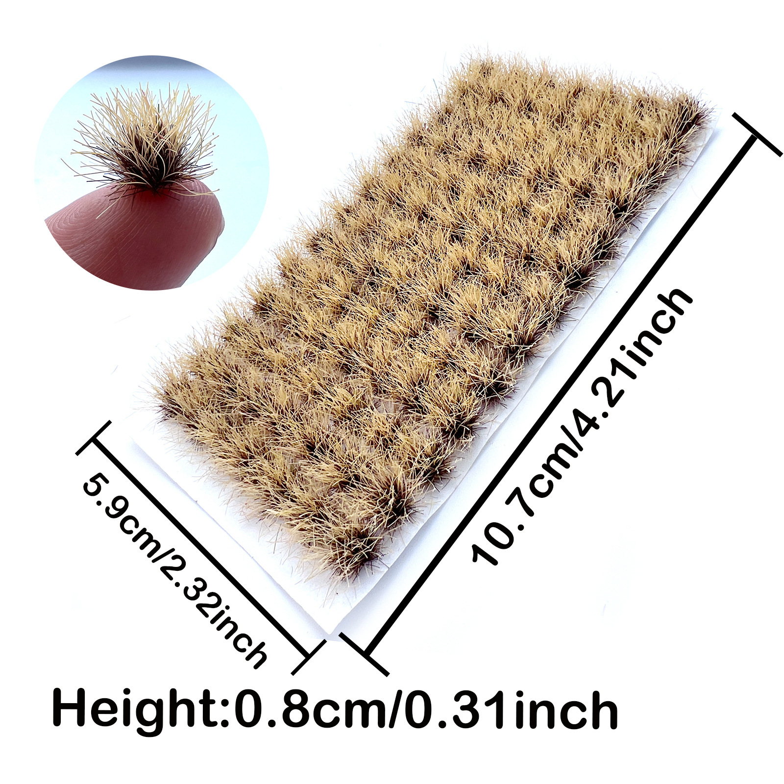 8mm96 plantas redondas cluster modelo de vías ferroviarias accesorios escenario de arena militar diy forma de hierba miniatura