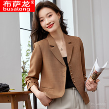 2023新款布萨龙busalong女长袖职业小西服正式装女外套工作服957