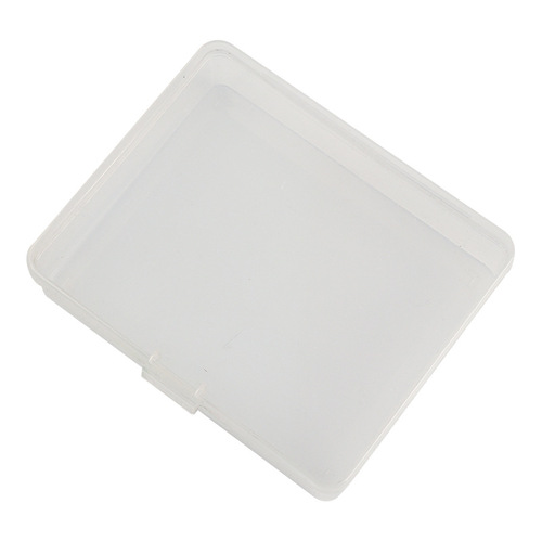 Storage Box Multifunctional Portable Transparent Plastic Box Entryway Single Snap Fastener Teaching Stationery Storage Box 10cm