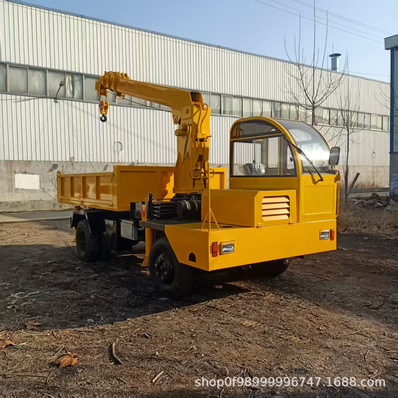 四不像随车吊 液压伸缩臂车载吊机 6吨园林绿化四驱自备吊