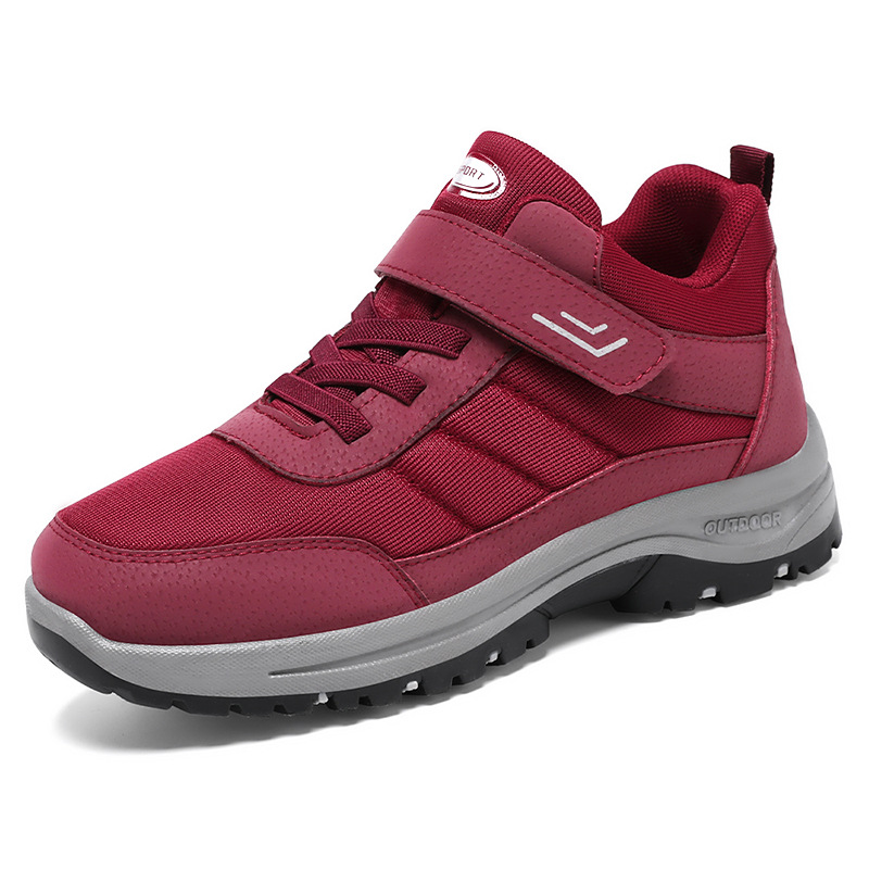 Zapatos para hombres 2024 modelos de otoño e invierno al por mayor zapatos deportivos transfronterizos casuales de mediana edad y ancianos zapatos para correr para hombres zapatos de velcro para caminar