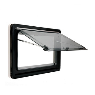 RV window self-towing RV accessories double-layer push-out window with curtain non-single-layer tempered glass