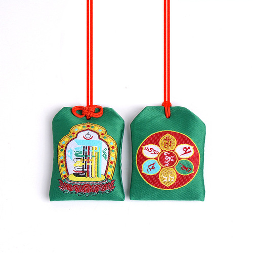 Manufacturer wholesale blessing bags, small sachets, ten-phase free pendants, sachets, sachets, temple prayer bags, purses and tips