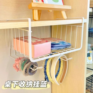 The kitchen hanging cabinet door hanging rack hanging basket hanging shelves layered storage rack hanging paper towel preservation plastic wrap storage shelf