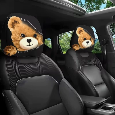 Universal seat cover: Bear Car Pillowcase Cute