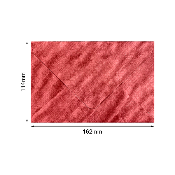 1 linen red envelope (long lid type)