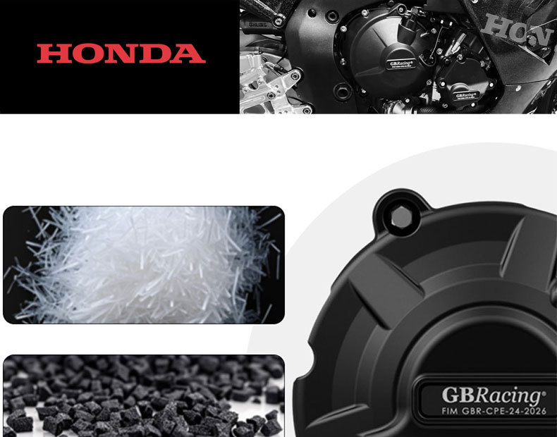 Suitable for Honda Cbr650R 24-26 Models E-Clutch Electronic Clutch Version Engine Protection Anti-Fall Side Cover