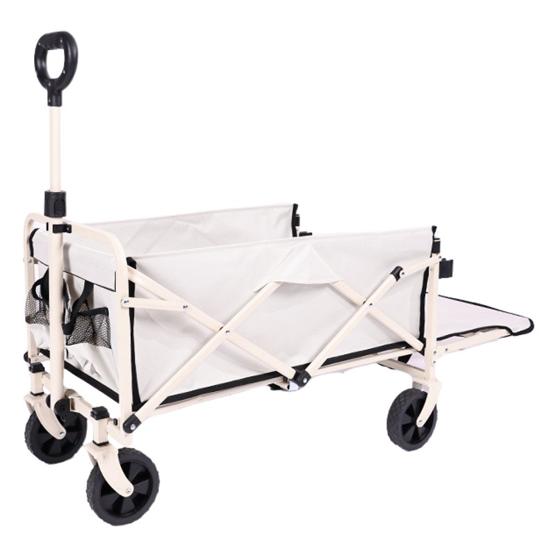 Camping cart camp cart trailer outdoor folding table board camping stall express hand trolley picnic back door