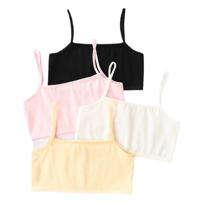 Developmental Vest, Female Student Girl's Intimates, Older Children 9-12-16 Years Old Primary School Students, First Stage Girls' Bra