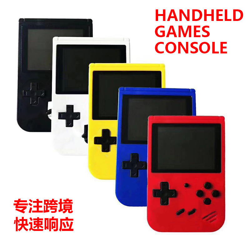 Cross-border explosions handheld game machine children's nostalgic toys 400 in one retro mini-game handheld wholesale
