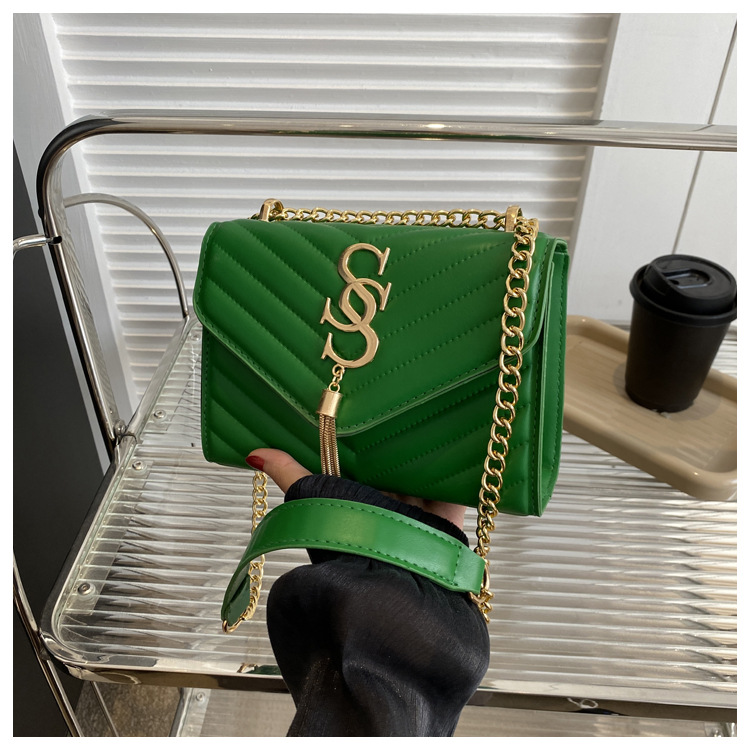Damen Handtasche Im Western Stil Mit Kette Und Umhängefunktion_voghion.com