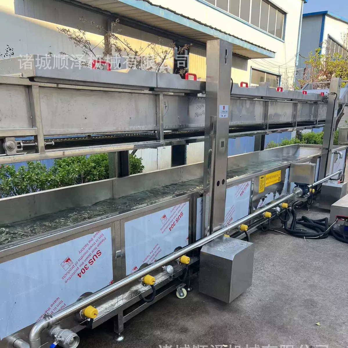 藕片土豆片漂烫机 豆角杀青漂烫机 毛豆漂烫蒸煮设备 顺泽直销