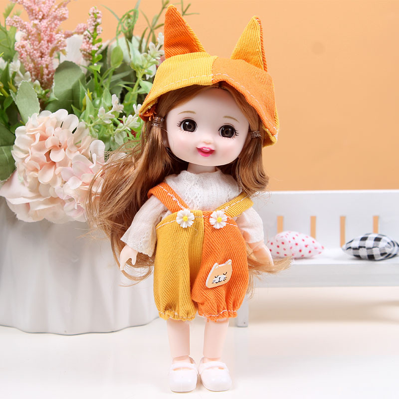 17 cm caja de regalo conjunto de marea constante muñeca Barbie muñeca muñeca cambiante articulaciones muñeca estand móvil