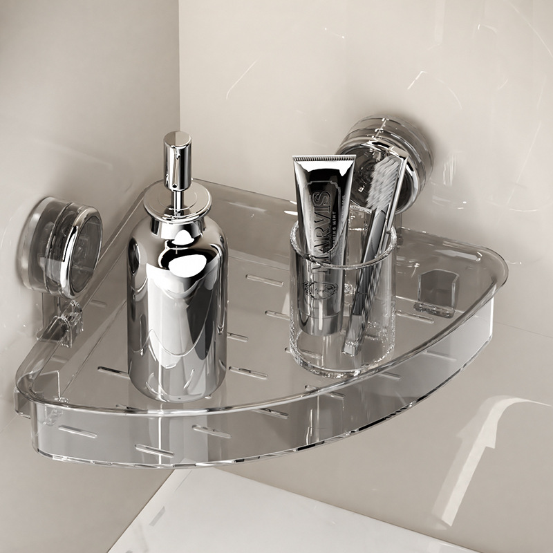 ventura esquina estante de almacenamiento en la pared sin perforación estante de esquina colgado en la pared estante de esquina baño inodoro estante de almacenamiento triangular inodoro