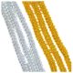Spot 7mm herringbone centipede lace gold and silver silk eight ribbon clothing accessories a 25 yards wholesale