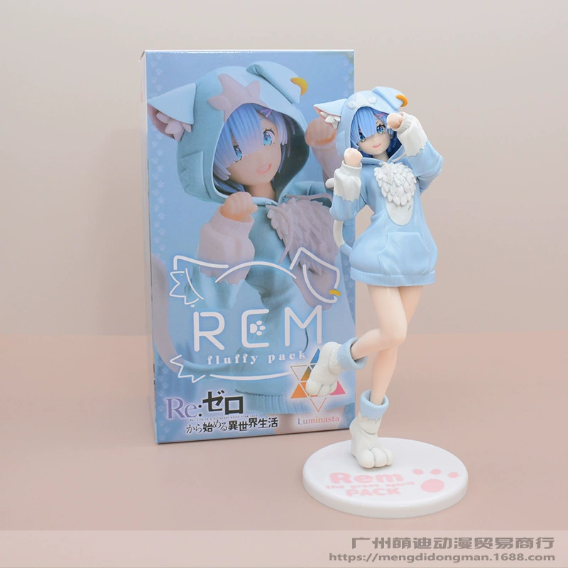 Фигура (Parker) Rem · Ram · Emilia — 20 см статуя из PVC/смолы в стиле anime, варианты костюма Parker