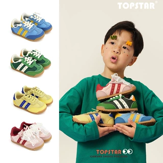 topstar拼色春款童鞋小童儿童运动鞋女童德训鞋男童宝宝板鞋软底