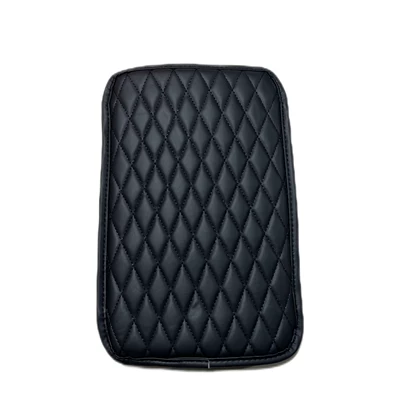 Armrest Heightening Pad, Armrest Box — Armrest box pad - rhombus-no-pocket-thin-style-black