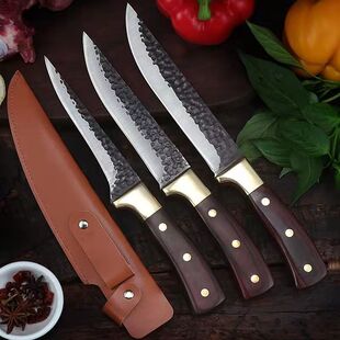 Forging bone knife special knife for slaughter pig killing knife handmade straight knife sharp super fast manganese steel butcher meat cutting knife