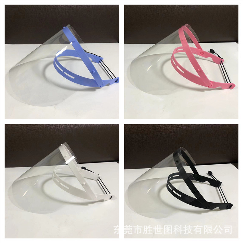可调节支架防护面罩挡飞沫油溅面具头戴式牙医隔离面屏faceshield