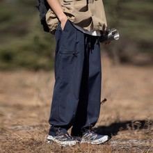 山系户外冲锋长裤男日系复古cityboy速干直筒休闲登山工装裤男潮