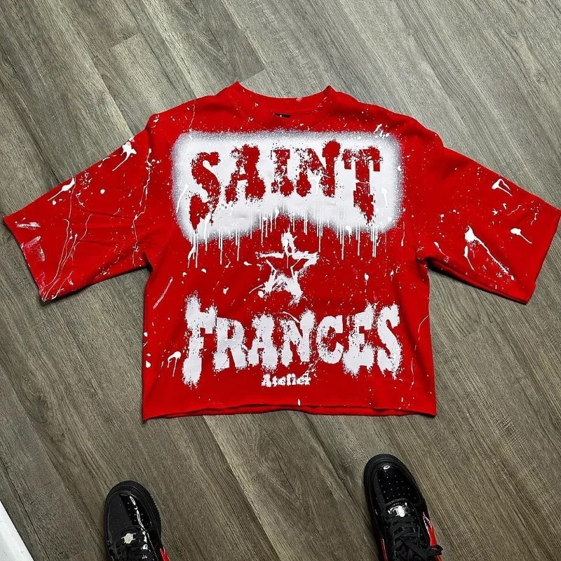 アメリカの街頭y 2kファッションの服のアルファベットのプリントの長袖のtシャツの個性のデザインの男女の同項のゆったりしている上着|undefined