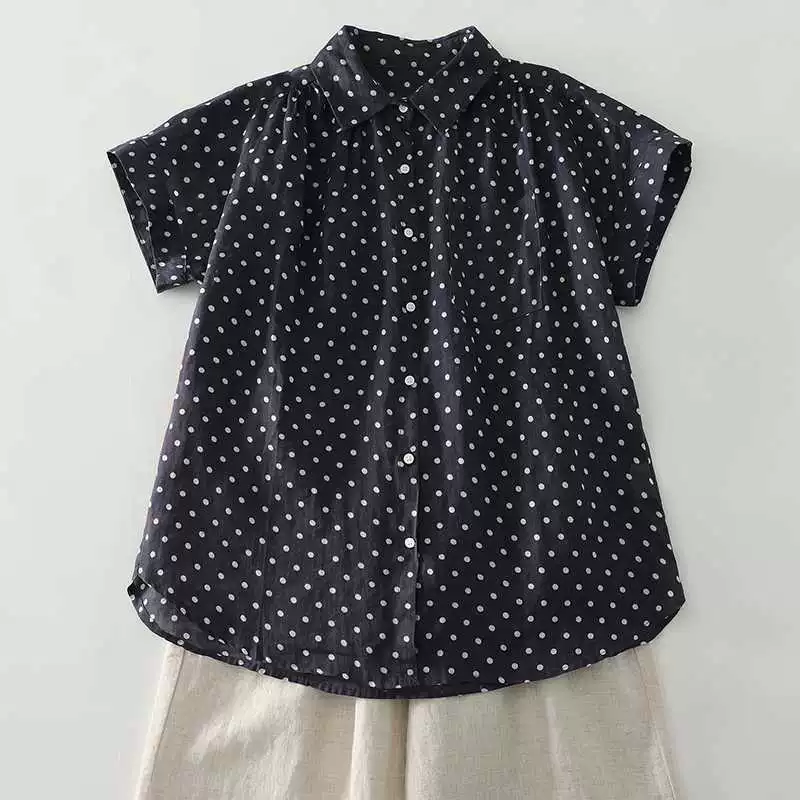 Summer soft breathable thin design shirt for leisure, cotton and linen