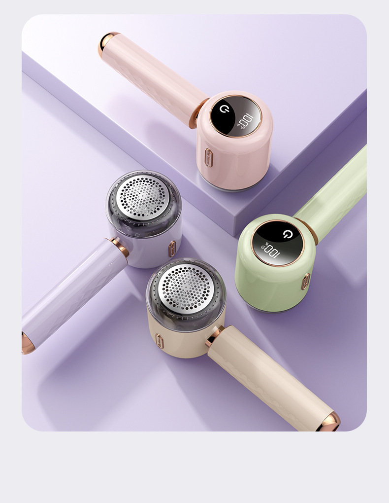 Bestseller Fusselrasierer für den Haushalt mit digitaler Anzeige tragbar kabellos Akku-Fusselentferner wiederaufladbar Lithium-Batterie Pullover Fusselrasierer Großhandel