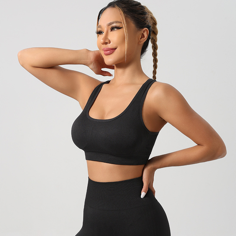 ropa interior deportiva transfronteriza mangas cortas pantalones cortos pantalones largos set mujer antichoque correr de alta intensidad yoga acondicionamiento físico espalda image 43