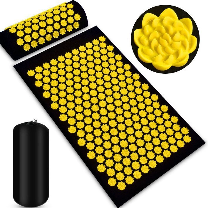 Акупунктурный Массажный коврик для йоги Оксфорд сумка из трех частей в стиле капля лотоса