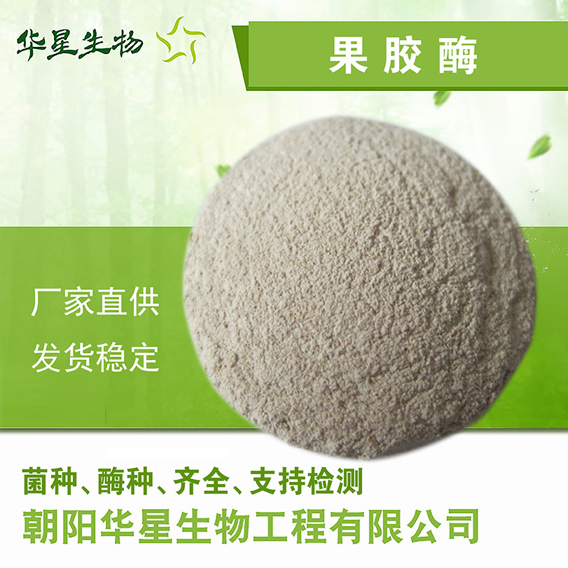华星生物 果胶酶 3万u/g饲用养殖水产畜牧GB生物酶制剂原粉厂家