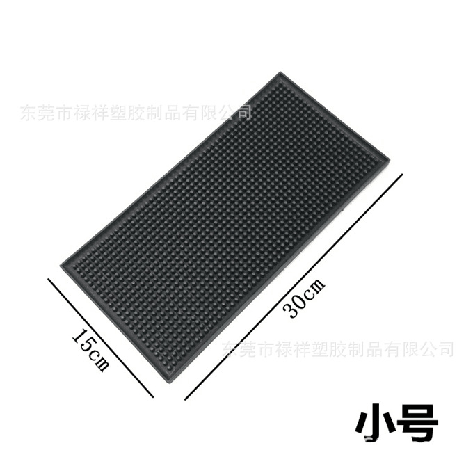 Alfombrilla de barrera de agua de barra antideslizante Alfombrilla de barra de agua Posavasos Jarra de cerveza Protección del medio ambiente Alfombrilla de drenaje de PVC Barmat