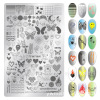 Quality DIY printing steel plate zjoy-pius version of the nail printing template 1-100 pattern