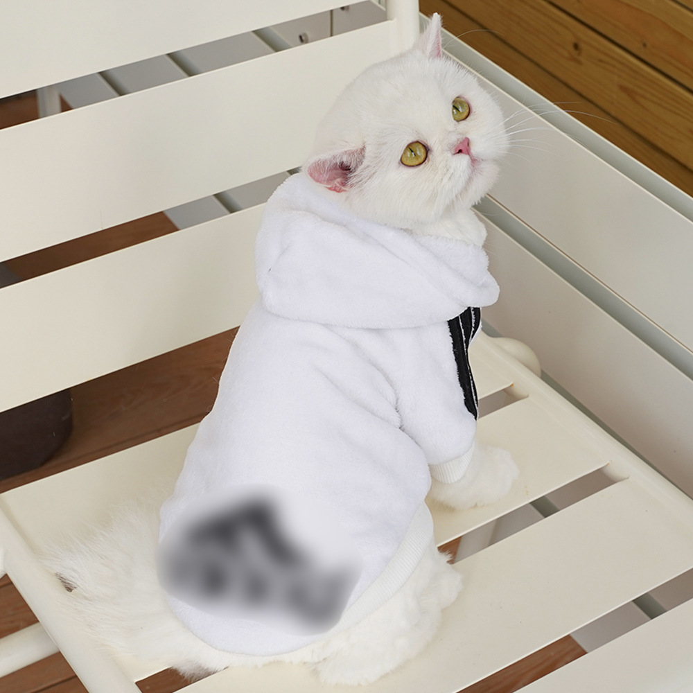 Bolsillo con cremallera a cuadros Weiwang tamaño ropa para perros gato ropa para mascotas Otoño e Invierno nuevos suministros correa del pecho