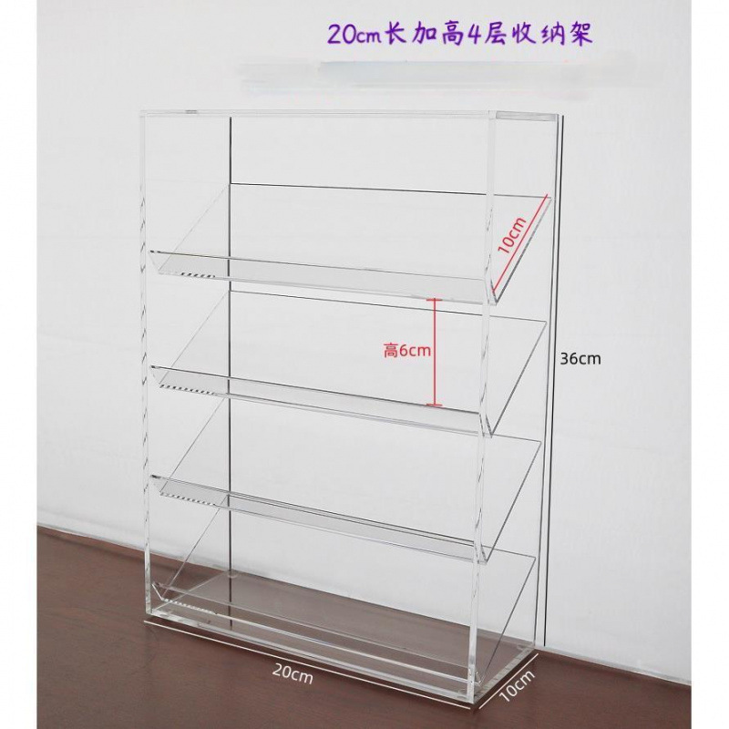 亚克力化妆品眼影粉饼口红唇釉香水气垫指甲油大容量展示收纳盒架|undefined