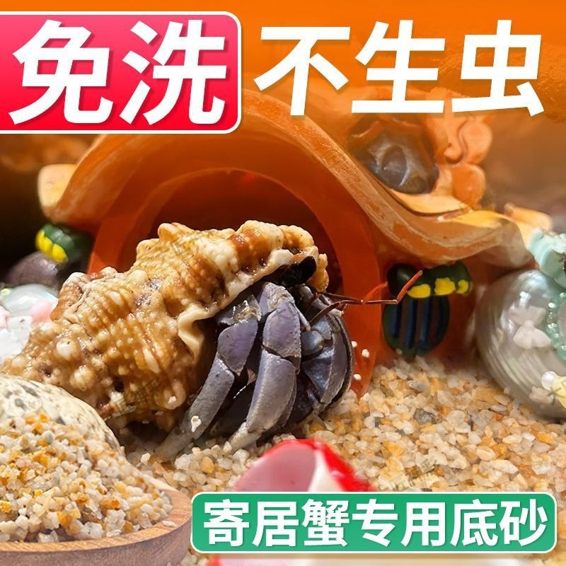 海砂寄居蟹専用砂水草カニ底砂石亀敷底純天然流砂水槽底砂|undefined