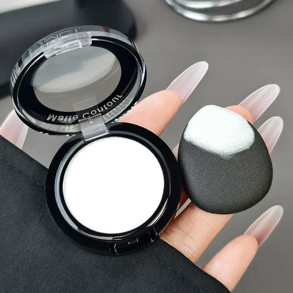 Mgl Monochrome Matte High-Gloss Eye Shadow to Brighten and Contour, Non-Flying Powder, Long-Lasting Color, Pure White Tear Trough Depression