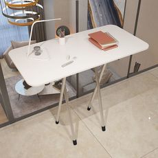 美甲台简约可折叠桌便携长方形靠墙宿舍出租房吃饭小方桌户外摆摊