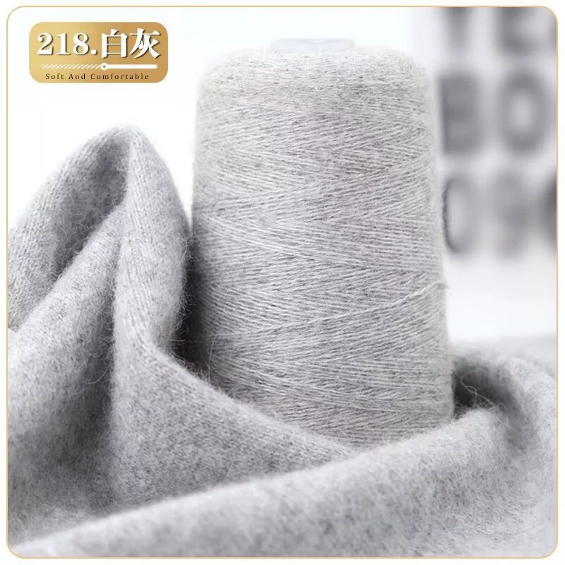 Manufacturer wholesale two-strand cashmere thread genuine cashmere thread 100 woven hand knitted scarf yarn pure DIY wool thread