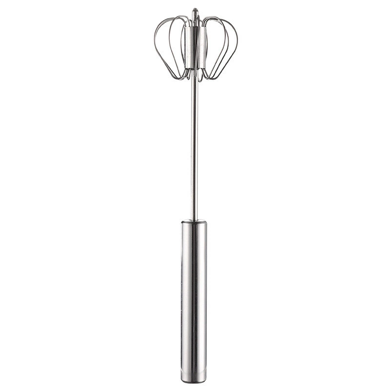 Пресс-тип яицер, нержавеющая сталь, полуприводной Egg beater, ручной мини, домашний кухонный вращающийся миксер, оптом