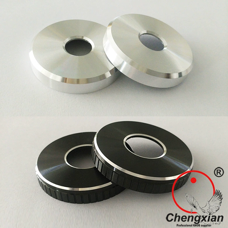 Алюминиевый сплав с кольцом для отверстия лампы 48 мм Аксессуары для аудиоусилителя, черное серебряное глянцевое декоративное кольцо, может поставляться